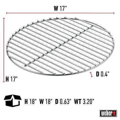 ウェーバー(Weber) 炭用焼き網 直径43cm  57cmバーベキューコンロに適応 7441 日本正規品｜3c-online｜05