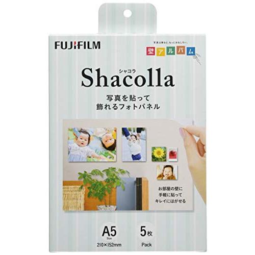 FUJIFILM 写真パネル shacolla (シャコラ) 5枚入 A5 WD KABE-AL A5S 5P