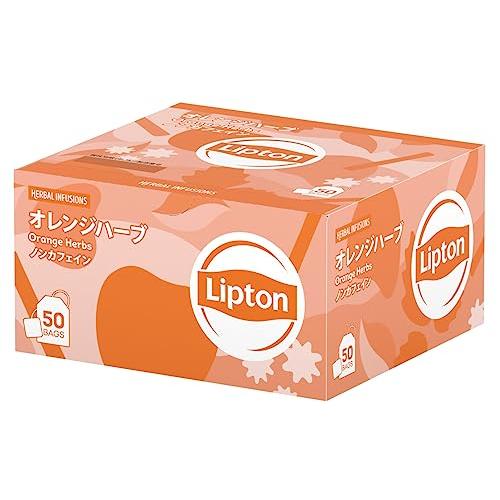 リプトン 紅茶 オレンジハーブ ポリプロピレンティーバッグ 50袋