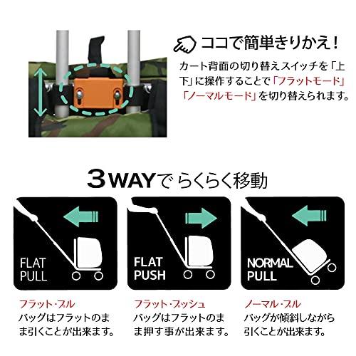 ファンタジーワールド コンパクトな多機能 ペットカート スイートハート リュックタイプ S ウッドランド 迷彩 犬 猫 ペット用 バックのみでも｜3c-online｜09