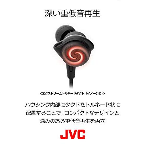 JVCケンウッド JVC カナル型イヤホン XXシリーズ 重低音 ブラック&レッド HA-FX77X-BR｜3c-online｜04