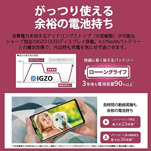 シャープ SIMフリースマホ AQUOS sense7 RAM 6GB/ROM 128GB eSIM対応 ライトカッパー｜3c-online｜09