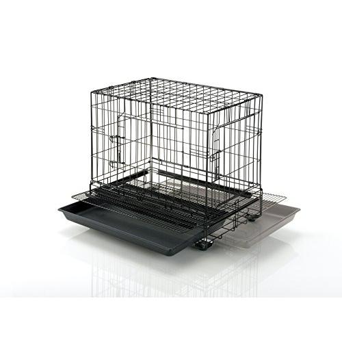 リッチェル プロフェッショナルペットケージ M ブラック 62.5×42.5×56cm ペットドア IQY1313694303(11495円)