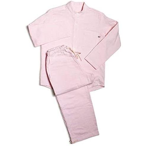 代引き手数料無料 ブルーム 今治タオル 認定 今治産 2重ガーゼ パジャマ Yawari ヤワリ 長袖 前開き 上下セット ルームウェア 2 ピンク L 売れ筋 Www Gran Gusto It