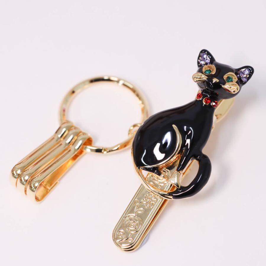 おでかけじゃれねこチャンチャーム グレー×黒 おでかけじゃれねこ