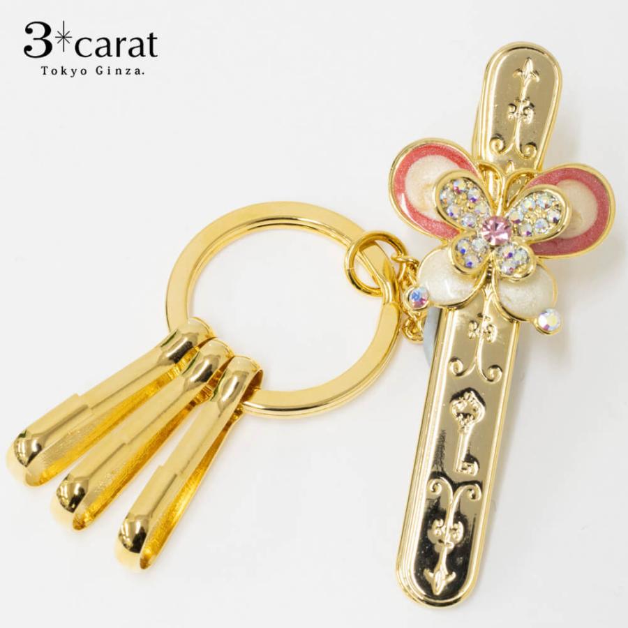 バッグキークリップ キーホルダー キーリング キュートな蝶 チャーム かわいい オシャレ エレガント ギフト プレゼント 人気の定番