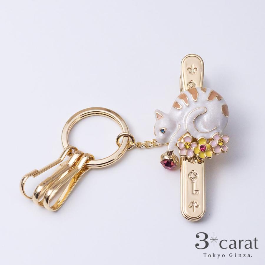 キーホルダー バッグキークリップ お花 ネコ 猫 3carat 車 鍵 バッグ チャーム アクセサリー ギフト プレゼント :cl-152:3carat - 通販 - Yahoo!ショッピング キーホルダー バッグキークリップ お花 ネコ 猫 3carat 車 鍵 バッグ チャーム アクセサリー ギフト プレゼント :cl-152:3carat - 通販 - Yahoo!ショッピング