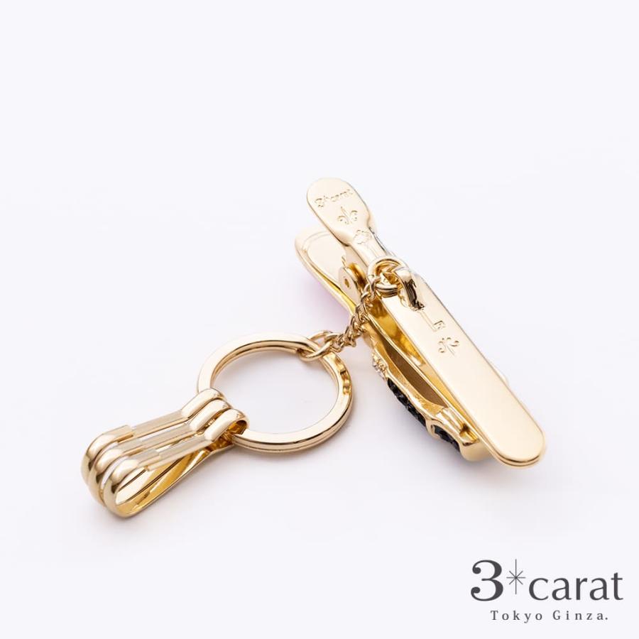 バッグキークリップ リップスティック 全2色 口紅 ルージュ 3carat 車