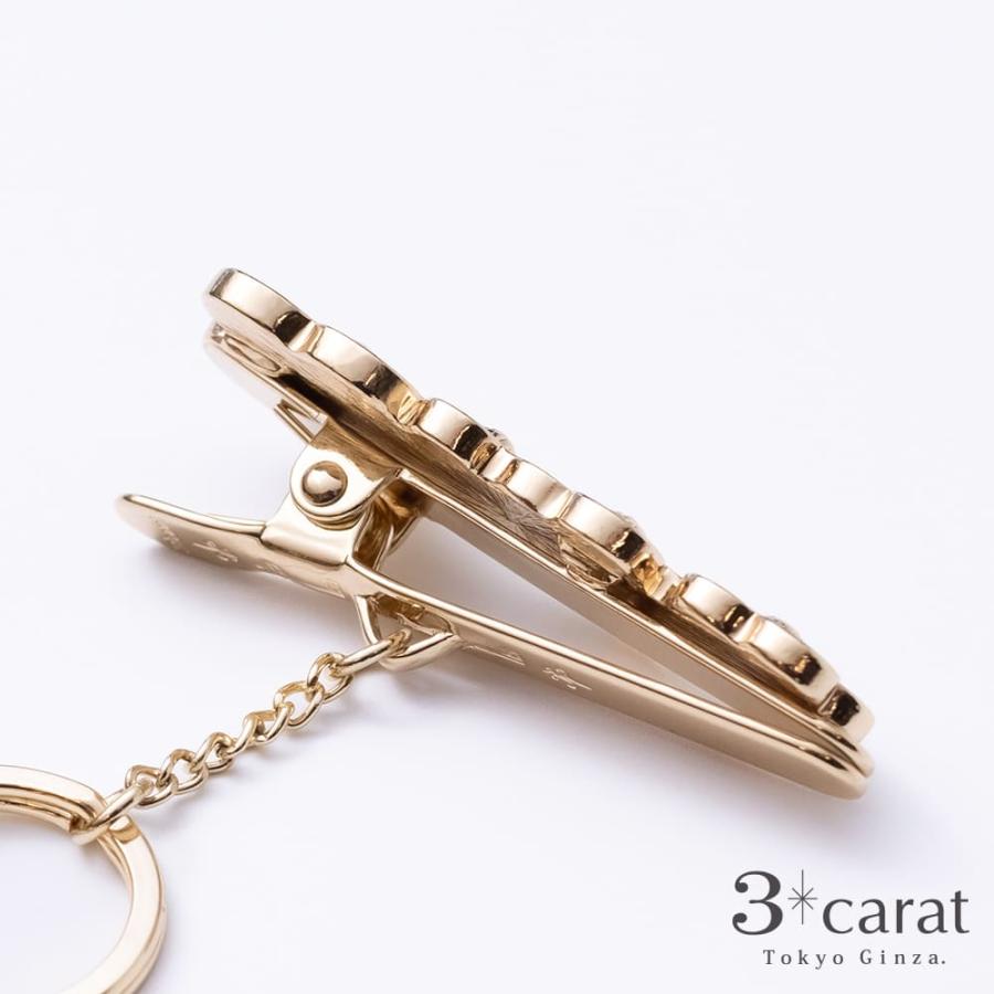 バッグキークリップ シェル・フワラー 3carat 車 鍵 キークリップ