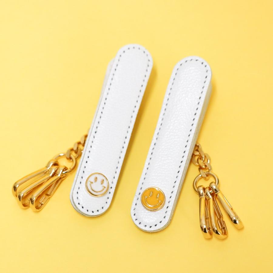 本革バッグキークリップ バッグインアクセサリー 鍵 スマイル イエロー かわいい オシャレ エレガント ギフト プレゼント 2秒で見つかる Cl 93 3carat 通販 Yahoo ショッピング