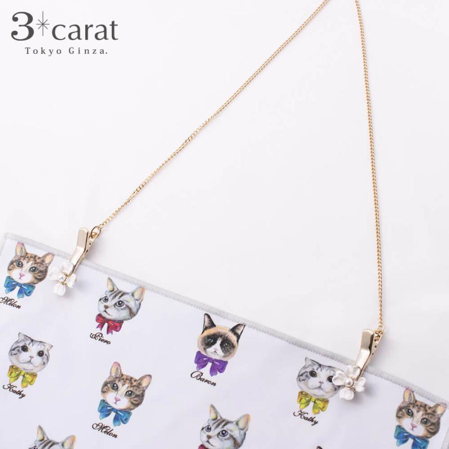 ナプキンクリップ ホワイトフラワー ナプキンホルダー ハンカチ