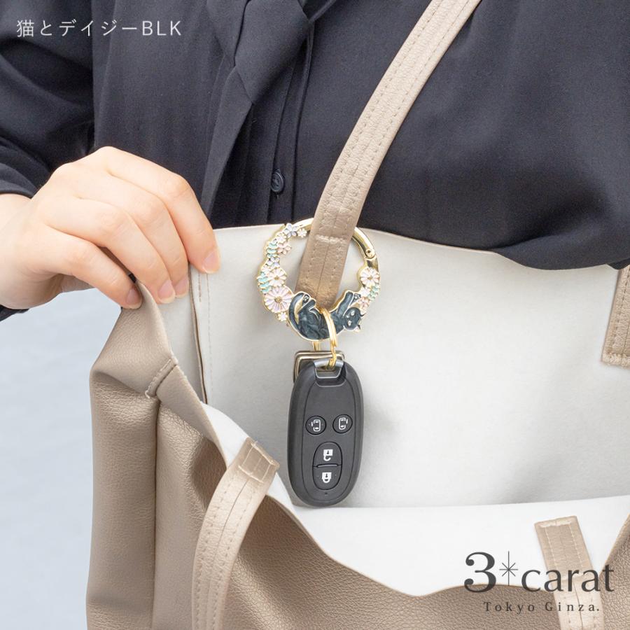 3carat おめかしリース カラビナ バッグチャーム 傘かけ 縁起物 全6