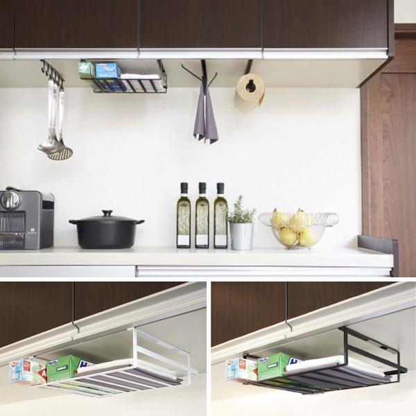 【YAMAZAKI/山崎実業】 Under Shelf Storage Rack L Tower 戸棚下収納ラック タワー L 07111