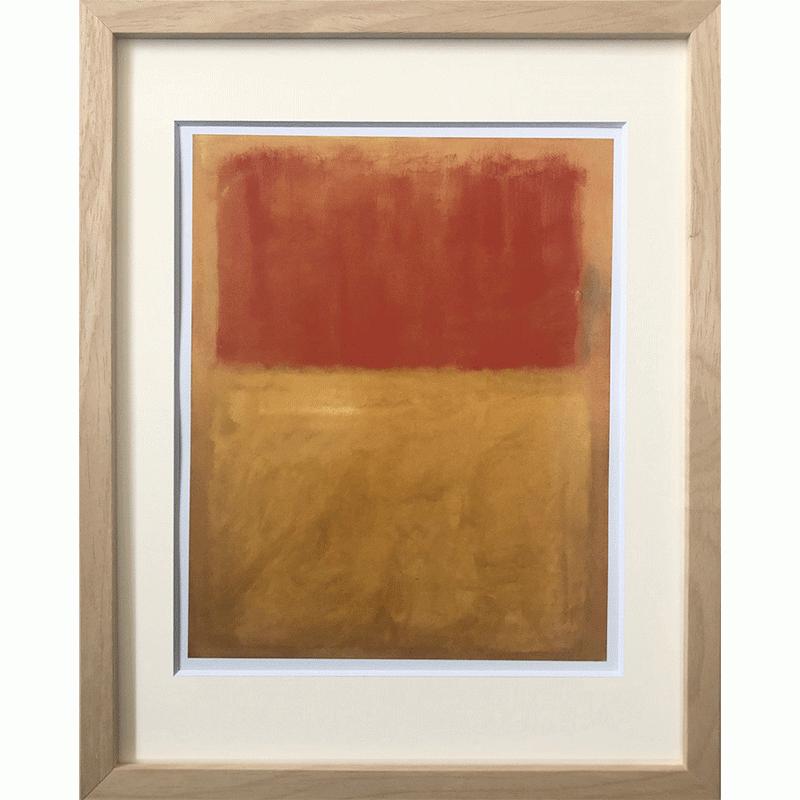 MARK ROTHKO/マーク・ロスコ】 アートフレーム MARK ROTHKO (マーク・ロスコ) | Yellow, White, Blue Over