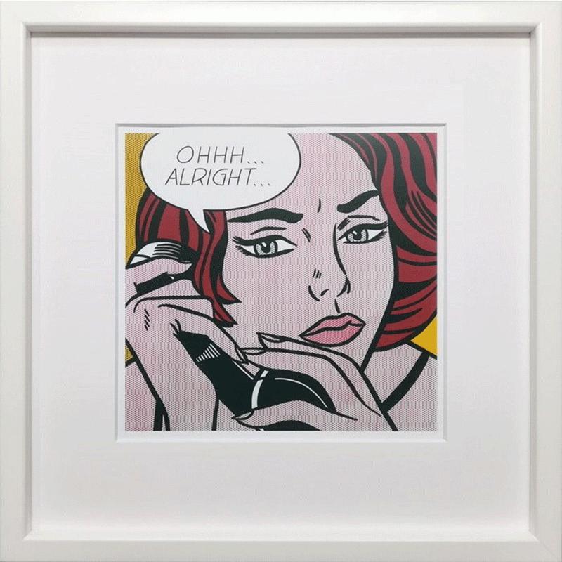国内外の人気集結 Bicosya 美工社 Roy Lichtenstein ロイ リキテンシュタイン Ohhh Alright オブジェ 置き物 Vesismin Com