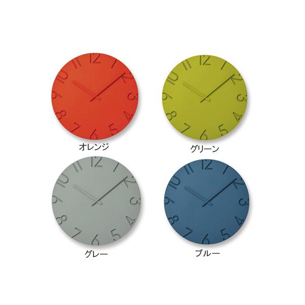Lemnos（レムノス） 掛け時計 CARVED COLORED カーヴド カラード L