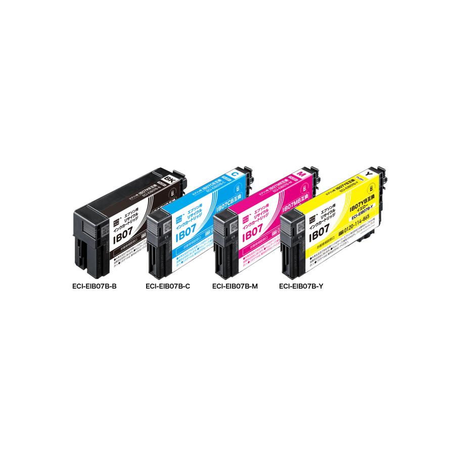 エコリカ 【単品セット】エコリカ EPSON マウス IB07*B IB07CL4B対応 リサイクルインクカートリッジ ECI ...