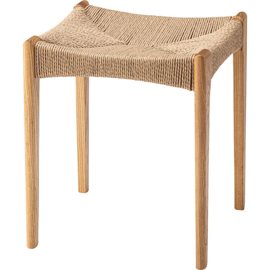 スツール 木製 椅子 ペーパーコード デザイン家具 天然木 アッシュ 北欧 おしゃれ 腰掛 背もたれなし リゾート アジアン モダン シンプル |  | 02