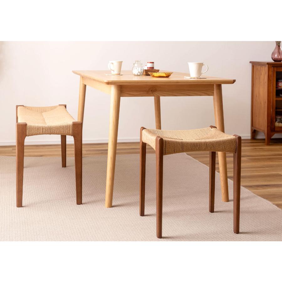 スツール 木製 椅子 ペーパーコード デザイン家具 天然木 アッシュ 北欧 おしゃれ 腰掛 背もたれなし リゾート アジアン モダン シンプル |  | 05