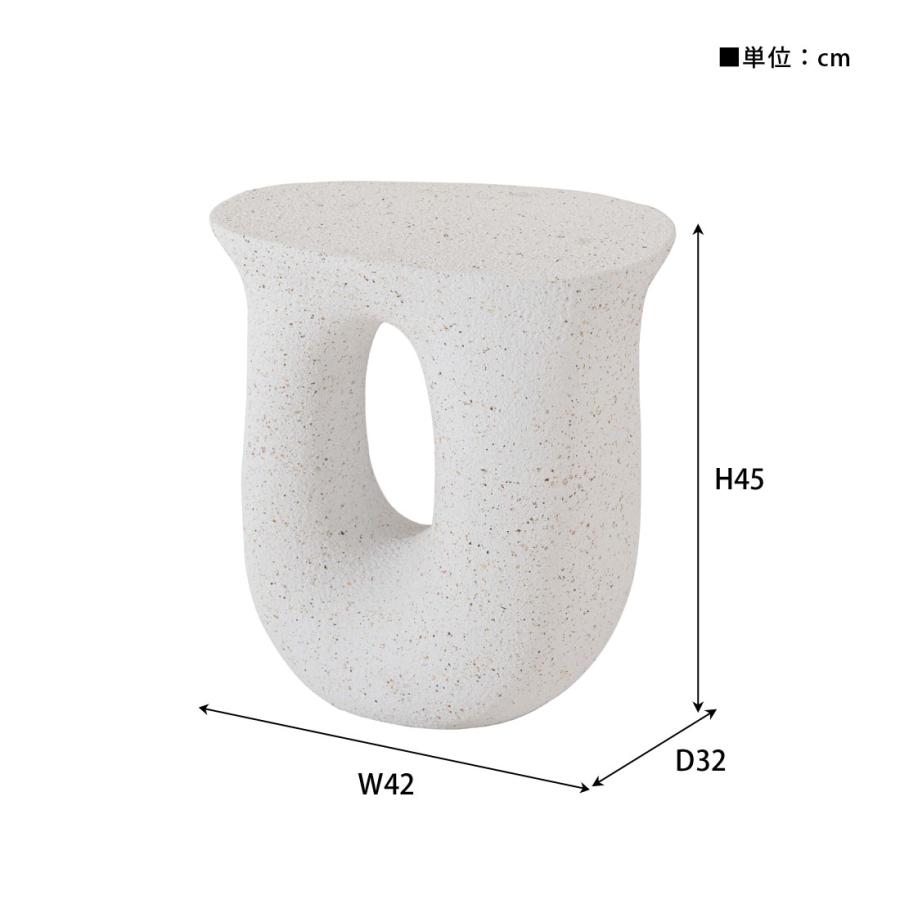 サイドテーブル おしゃれ テラゾー柄 ディスプレイ ストーン調 石目調 モダン テーブル リビング 寝室 玄関 ソファサイド ベッドサイド 滑り止め付き 凹凸 |  | 11