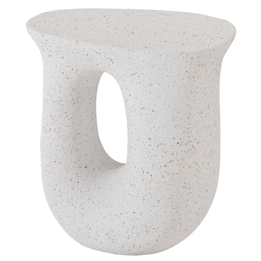 サイドテーブル おしゃれ テラゾー柄 ディスプレイ ストーン調 石目調 モダン テーブル リビング 寝室 玄関 ソファサイド ベッドサイド 滑り止め付き 凹凸 |  | 02