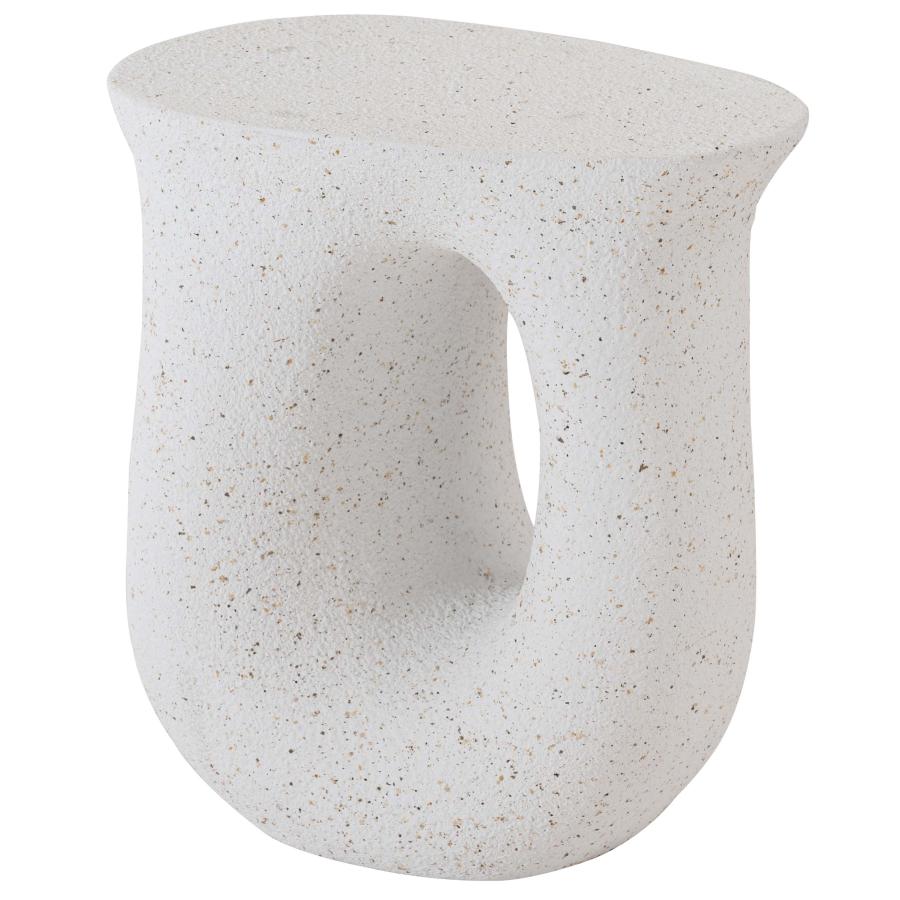 サイドテーブル おしゃれ テラゾー柄 ディスプレイ ストーン調 石目調 モダン テーブル リビング 寝室 玄関 ソファサイド ベッドサイド 滑り止め付き 凹凸 |  | 04