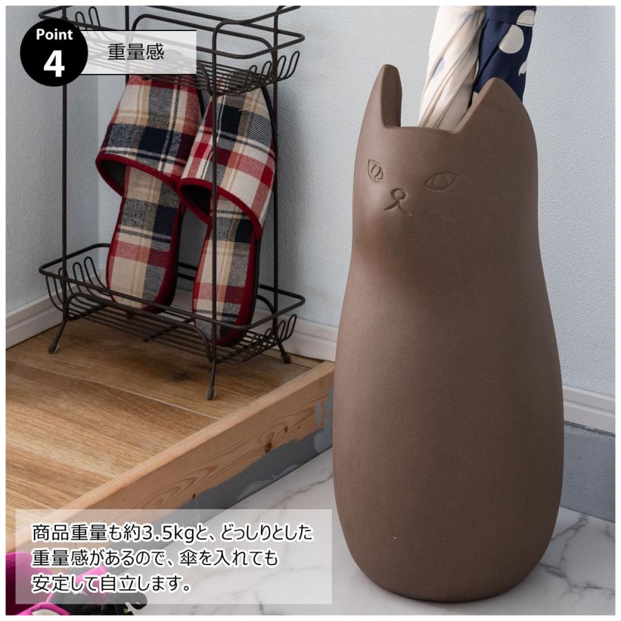 傘立て 傘入れ アンブレラスタンド 玄関 陶器 陶製 3.5kg 収納 猫 キャット かわいい 北欧 フラワーベース インテリア ポスター収納 置物 室内 室外 屋外 |  | 12