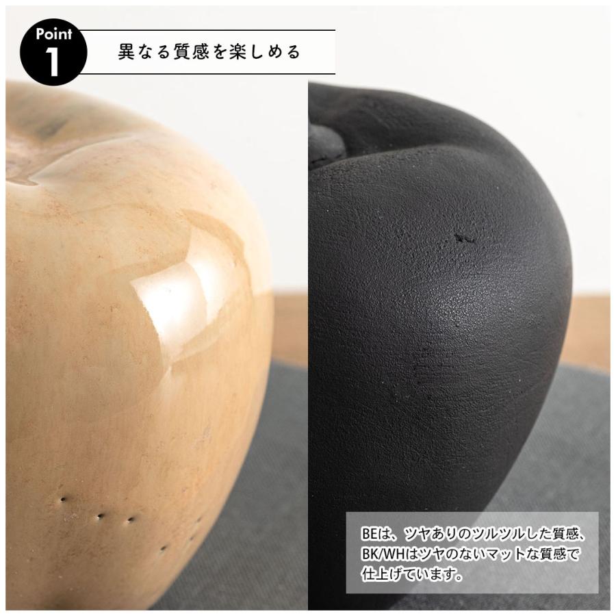 陶器 インテリア オブジェ 置物 北欧 モダン おしゃれ かわいい 置き物 りんご フルーツ 果物 玄関 リビング ダイニング ディスプレイ ナチュラル コンパクト |  | 06