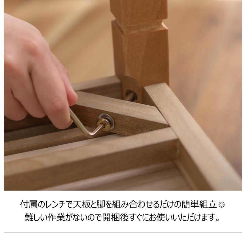 コンソール テーブル リビング 玄関 寝室 化粧台 作業台 スリム 奥行33cm 木製 天然木 桐 アンティーク 北欧 引き出し ストッパー付き 軽量 |  | 10