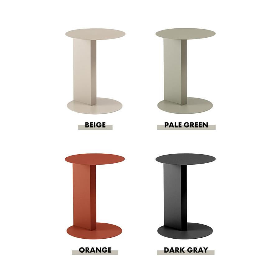 サイドテーブル 円形 おしゃれ モダン ミニテーブル テーブル スチール製 ソファサイド ベッドサイド ナイトテーブル ディスプレイラック 小物置き 脚裏フェルト |  | 15