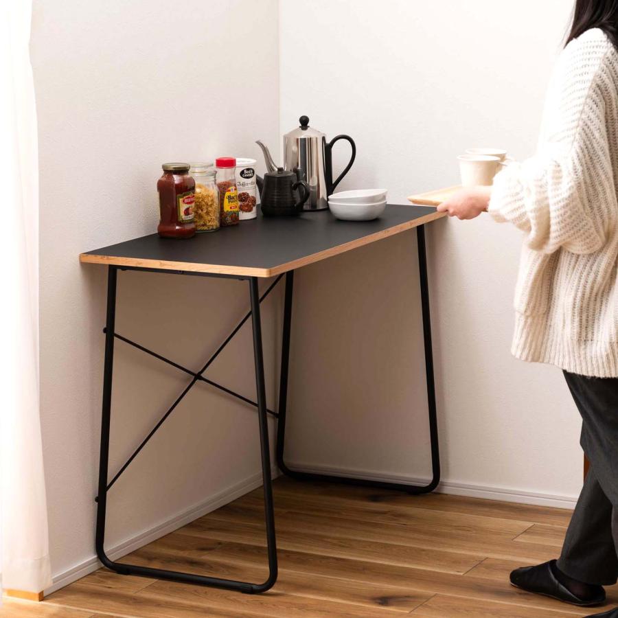 デスク 幅100 奥行48 机 ワークデスク 作業台 仕事用 在宅 リモート テーブル リビング 書斎 寝室 子供部屋 合成樹脂 木目 お手入れ簡単 シンプル おしゃれ |  | 17