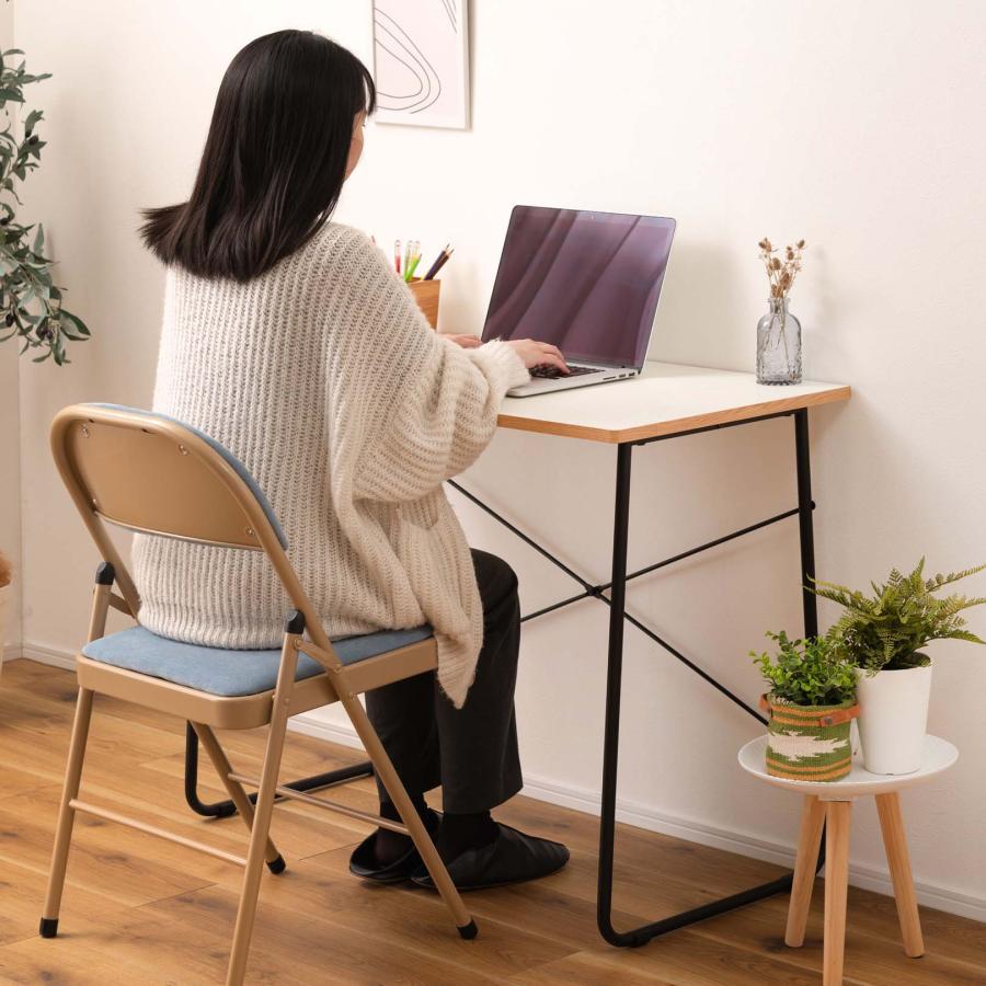 デスク 幅100 奥行48 机 ワークデスク 作業台 仕事用 在宅 リモート テーブル リビング 書斎 寝室 子供部屋 合成樹脂 木目 お手入れ簡単 シンプル おしゃれ |  | 18