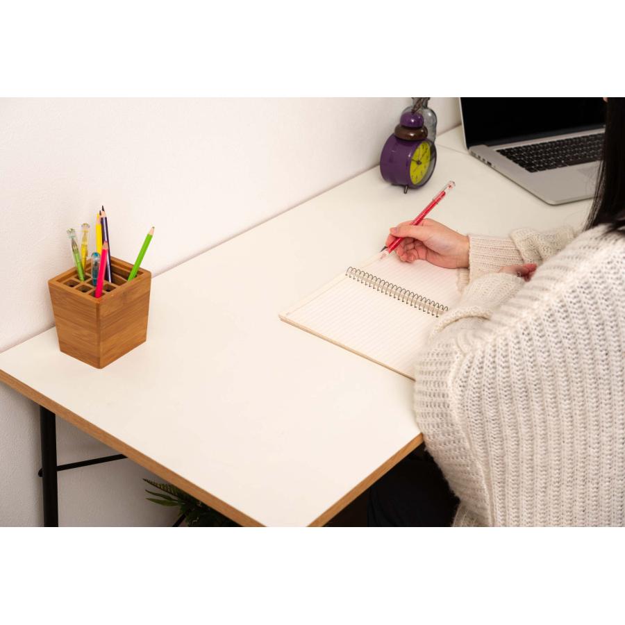 デスク 幅100 奥行48 机 ワークデスク 作業台 仕事用 在宅 リモート テーブル リビング 書斎 寝室 子供部屋 合成樹脂 木目 お手入れ簡単 シンプル おしゃれ |  | 19