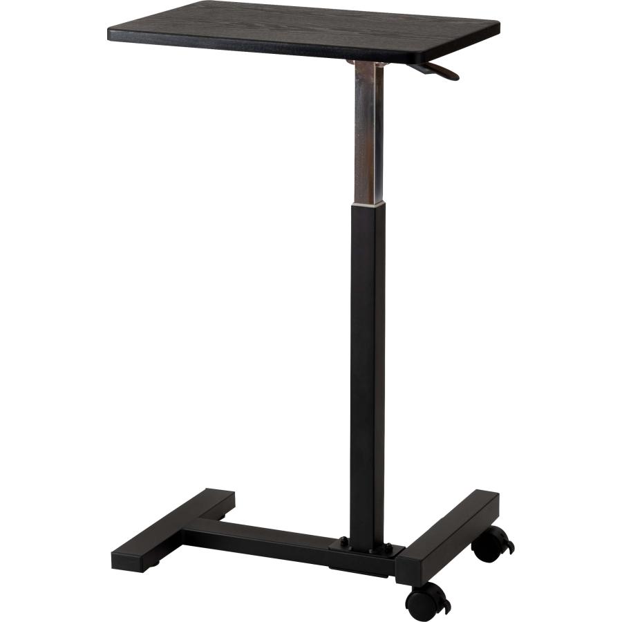 昇降式テーブル ガス圧 無段階昇降 レバー式 サイドテーブル キャスター付き ストッパー付き リフティング スタンディング デスク 木目柄 PVC ソファ ベッド |  | 01