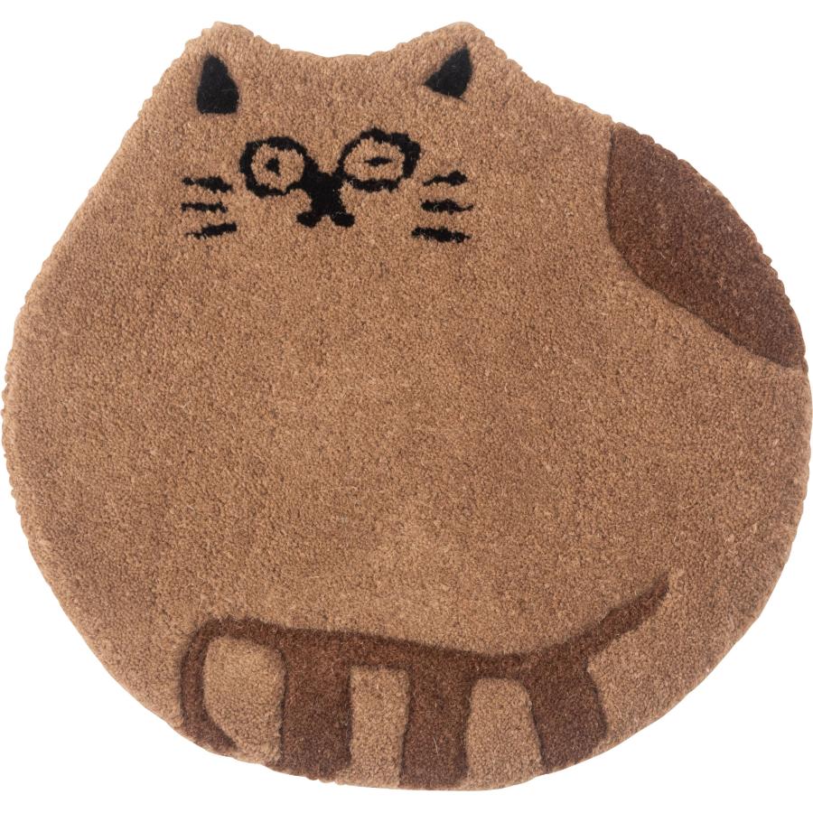 シートクッション アニマル 動物デザイン 厚さ1.5cm ウール コットン チェア ベンチ 椅子 イス キャラクター 猫 ふくろう ひつじ くま かわいい |  | 01