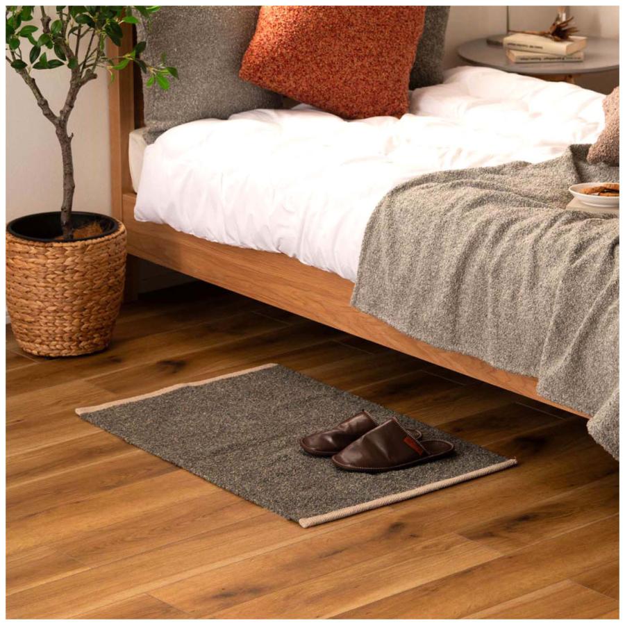 マット ブークレ生地 コットン ポリエステル 50×80 混色 ニュアンスカラー フロアマット おしゃれ 北欧 リビング 玄関 寝室 デスク キッチン 長方形 |  | 12