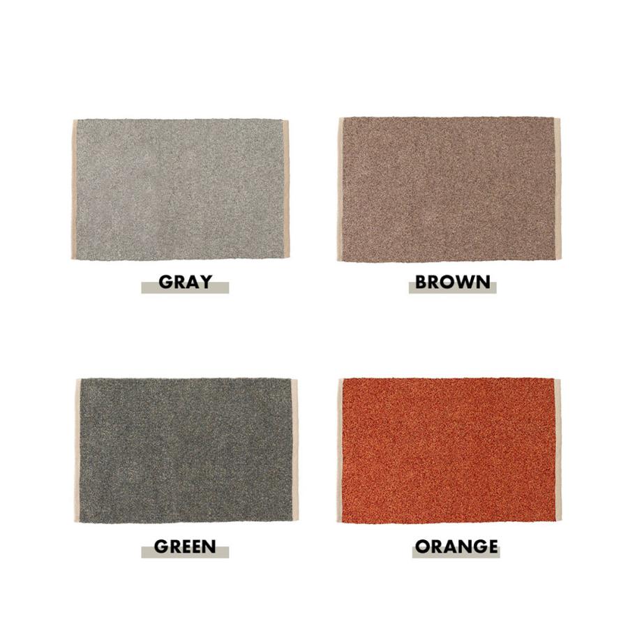 マット ブークレ生地 コットン ポリエステル 50×80 混色 ニュアンスカラー フロアマット おしゃれ 北欧 リビング 玄関 寝室 デスク キッチン 長方形 |  | 15