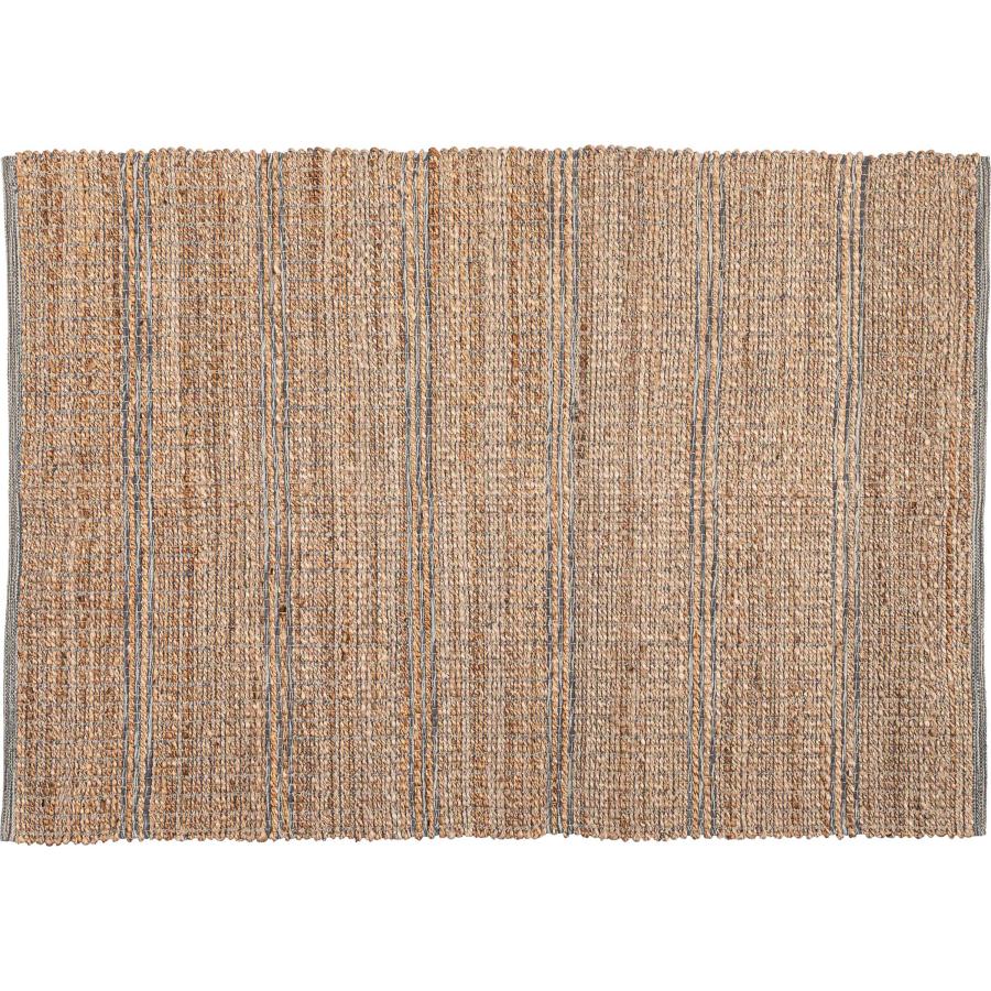 ラグ ジュートラグ コットン 長方形 130×190cm 手織り 天然素材 ストライプ おしゃれ インテリア アジアン リゾート オールシーズン インド製 両面同柄 |  | 01