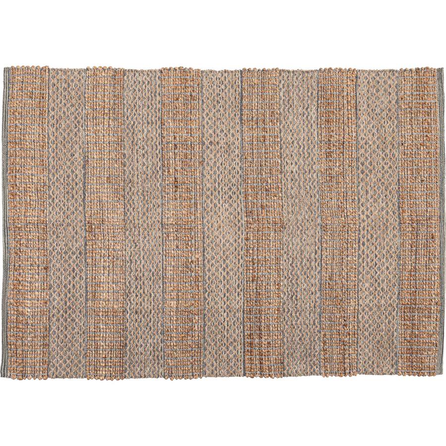 ラグ ジュートラグ コットン 長方形 130×190cm 手織り 天然素材 ストライプ おしゃれ インテリア アジアン リゾート オールシーズン インド製 両面同柄 |  | 02