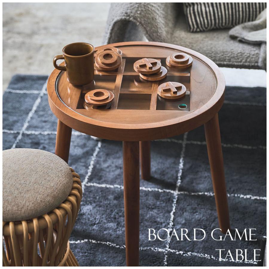サイドテーブル テーブル 円形 ガラス天板 5mm強化ガラス ボードゲーム ディスプレイテーブル 天然木 チーク ソファ横 寝室 ナイトテーブル おしゃれ アジアン |  | 04
