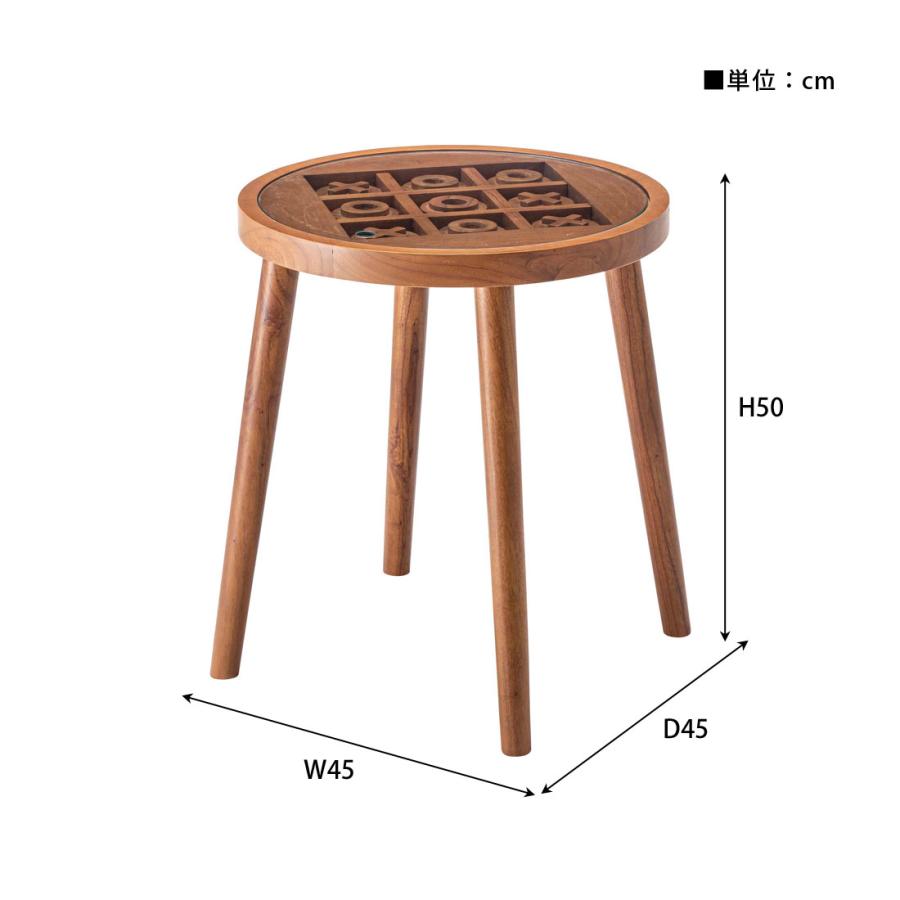 サイドテーブル テーブル 円形 ガラス天板 5mm強化ガラス ボードゲーム ディスプレイテーブル 天然木 チーク ソファ横 寝室 ナイトテーブル おしゃれ アジアン |  | 10