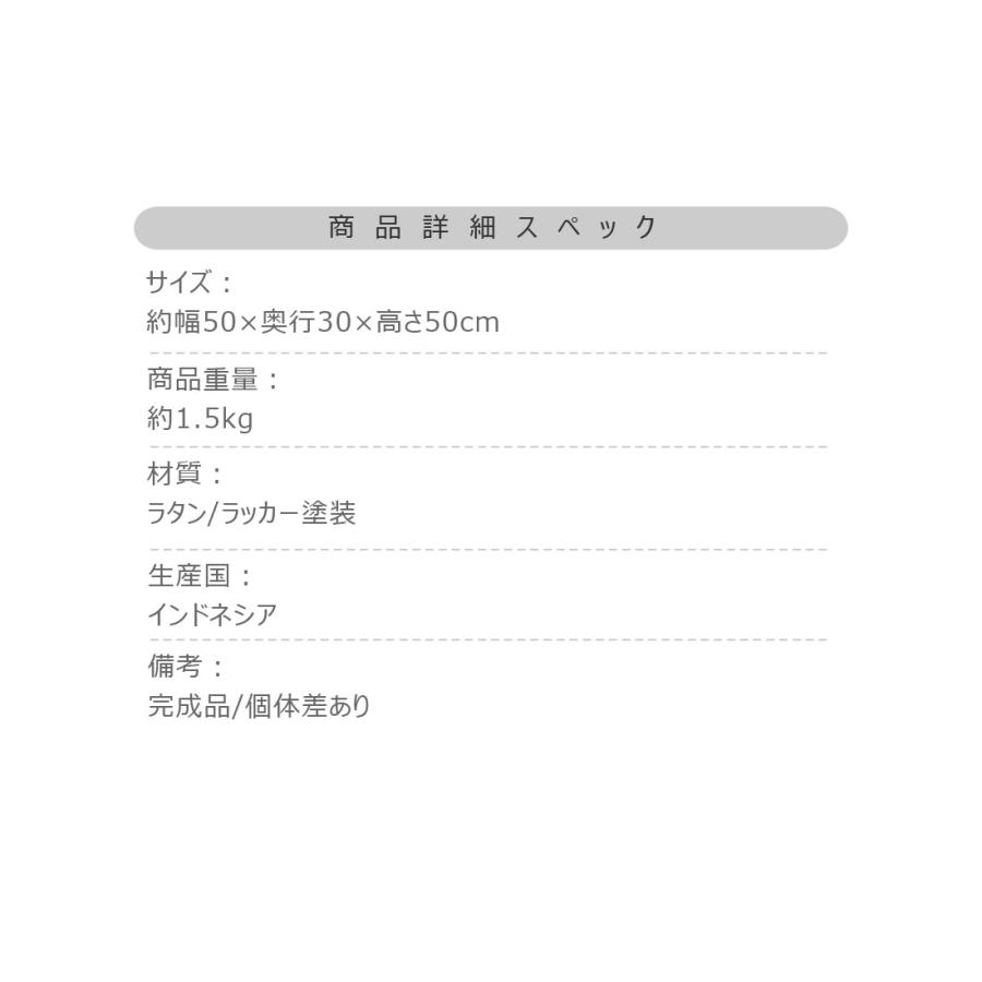 サイドテーブル マガジンラック付き 収納 天然ラタン 籐 籐製品 軽量 雑誌入れ ラック スリッパラック 玄関 リビング 寝室 小物置き ソファ横 ナイトテーブル |  | 11
