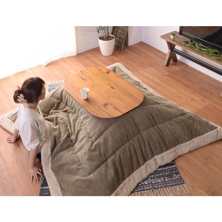 こたつ布団 コタツ布団 薄掛け 正方形 190×190cm コーデュロイ 北欧 おしゃれ モダン シープボア フリース 暖か 収納ケース付き 持ち運び アウトドア キャンプ |  | 14