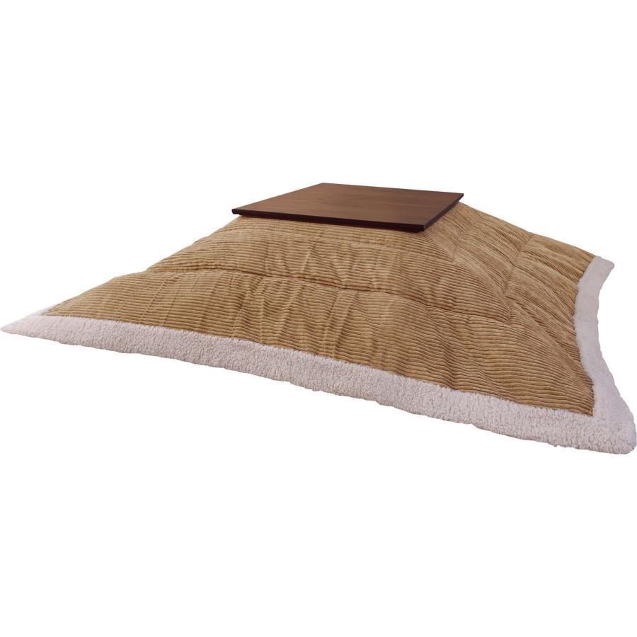 こたつ布団 コタツ布団 薄掛け 正方形 190×190cm コーデュロイ 北欧 おしゃれ モダン シープボア フリース 暖か 収納ケース付き 持ち運び アウトドア キャンプ |  | 01