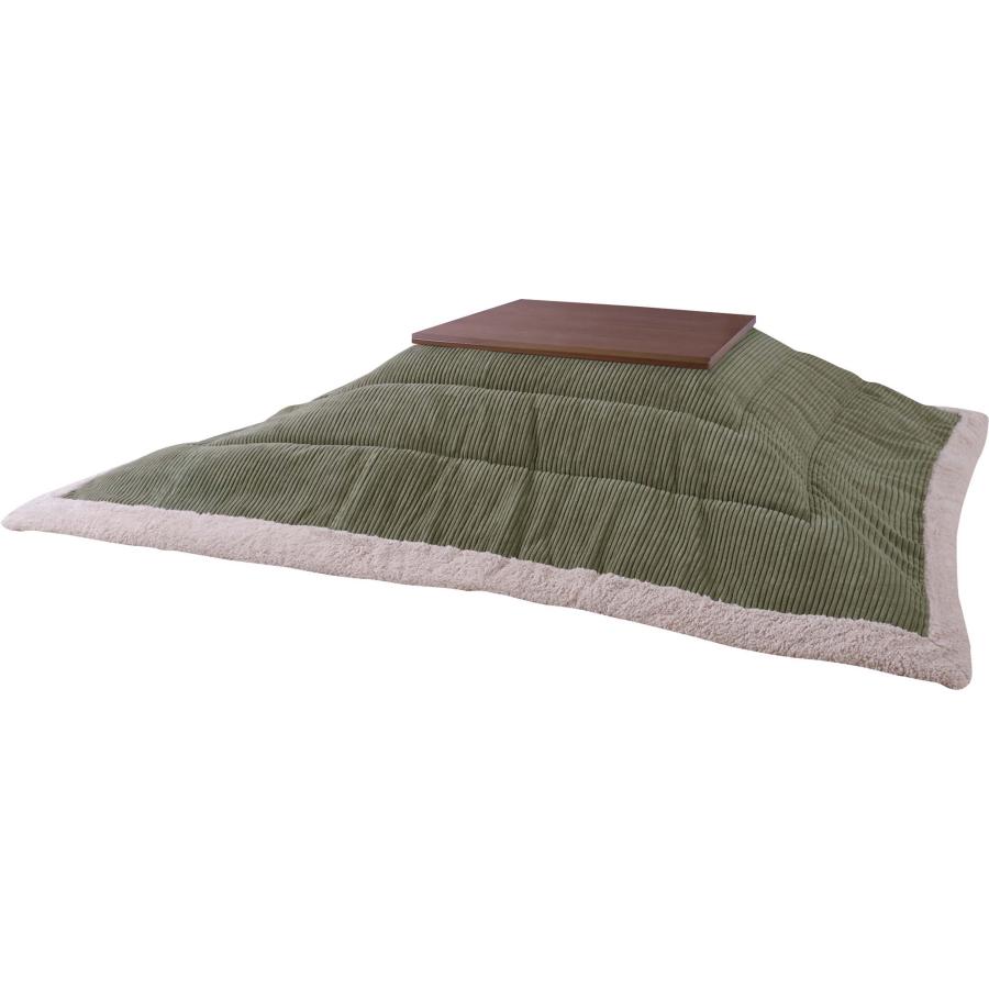 こたつ布団 コタツ布団 薄掛け 正方形 190×190cm コーデュロイ 北欧 おしゃれ モダン シープボア フリース 暖か 収納ケース付き 持ち運び アウトドア キャンプ |  | 03