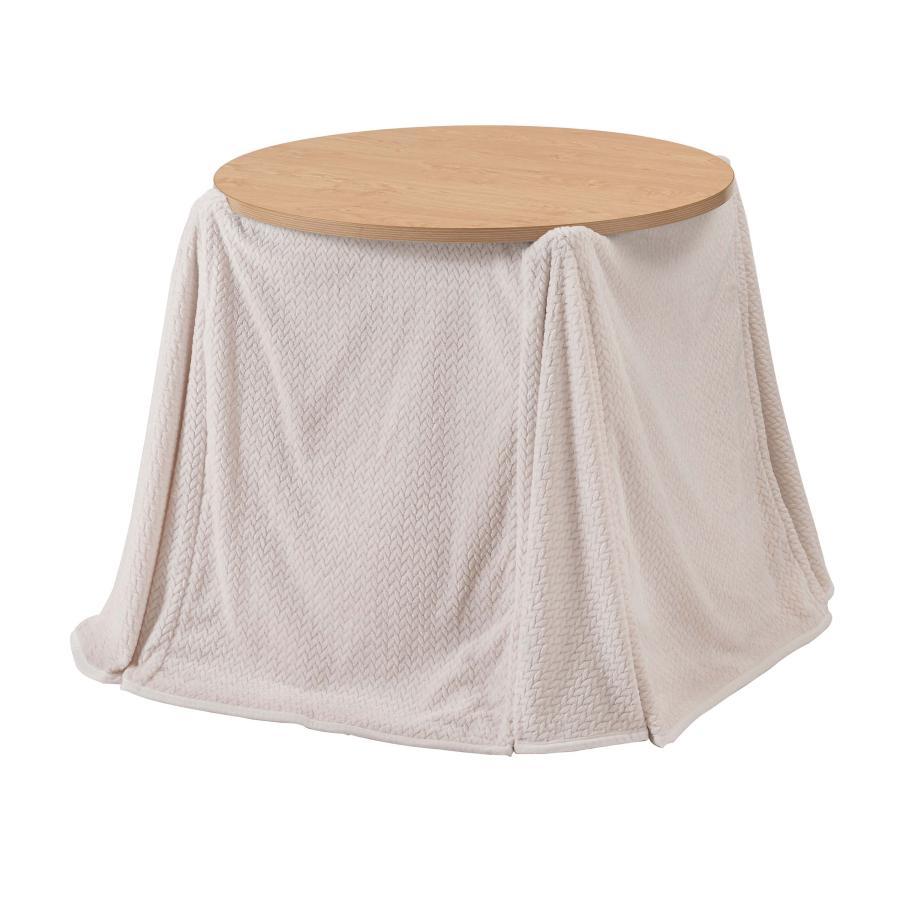 こたつ布団 省スペース おしゃれ ハイタイプ ダイニング ロータイプ テーブル 2WAYテーブル対応 ニット風 裏ボア 暖かい 薄手 軽量 円形 正方形 リビング 座椅子 |  | 03