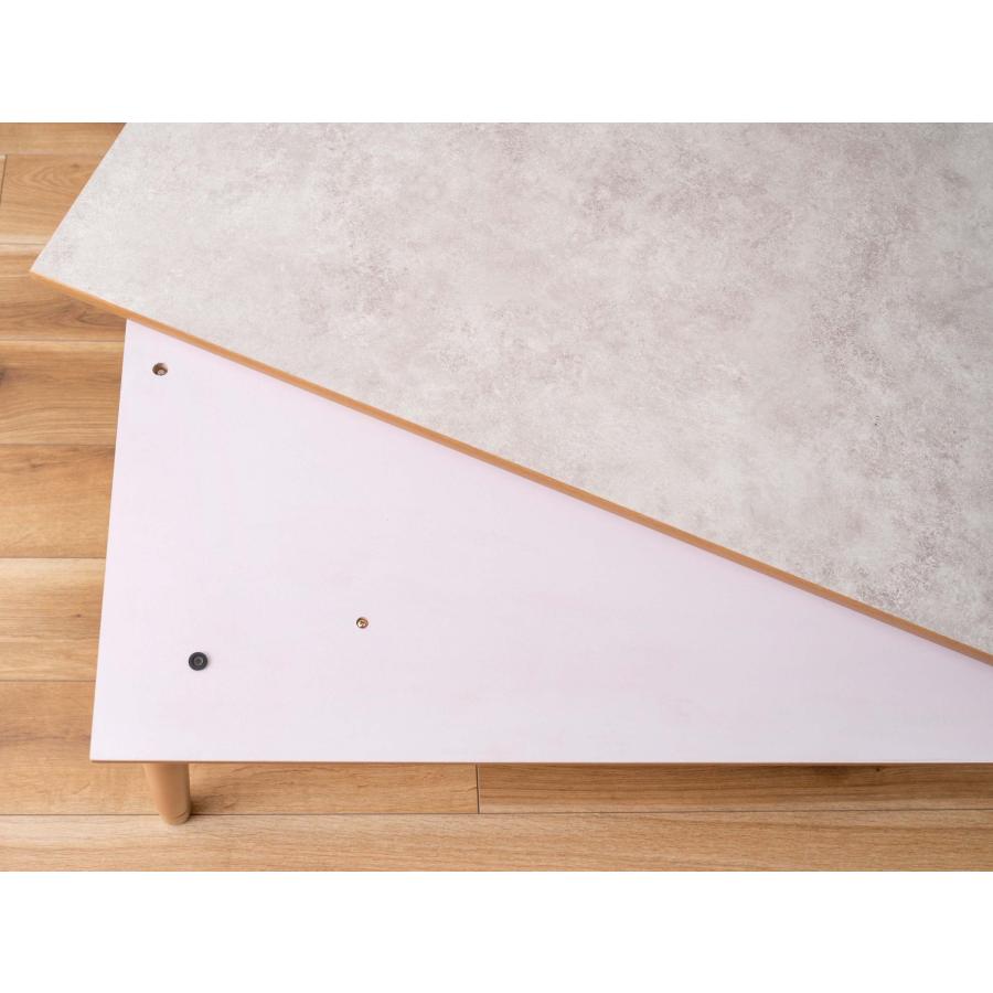 フラットヒーターコタツ こたつ テーブル カーボンヒーター ストーン調 大理石調 おしゃれ 遠赤外線 暖かい 継脚 高さ調整 300W 手元コントローラー 木製 天然木 |  | 14