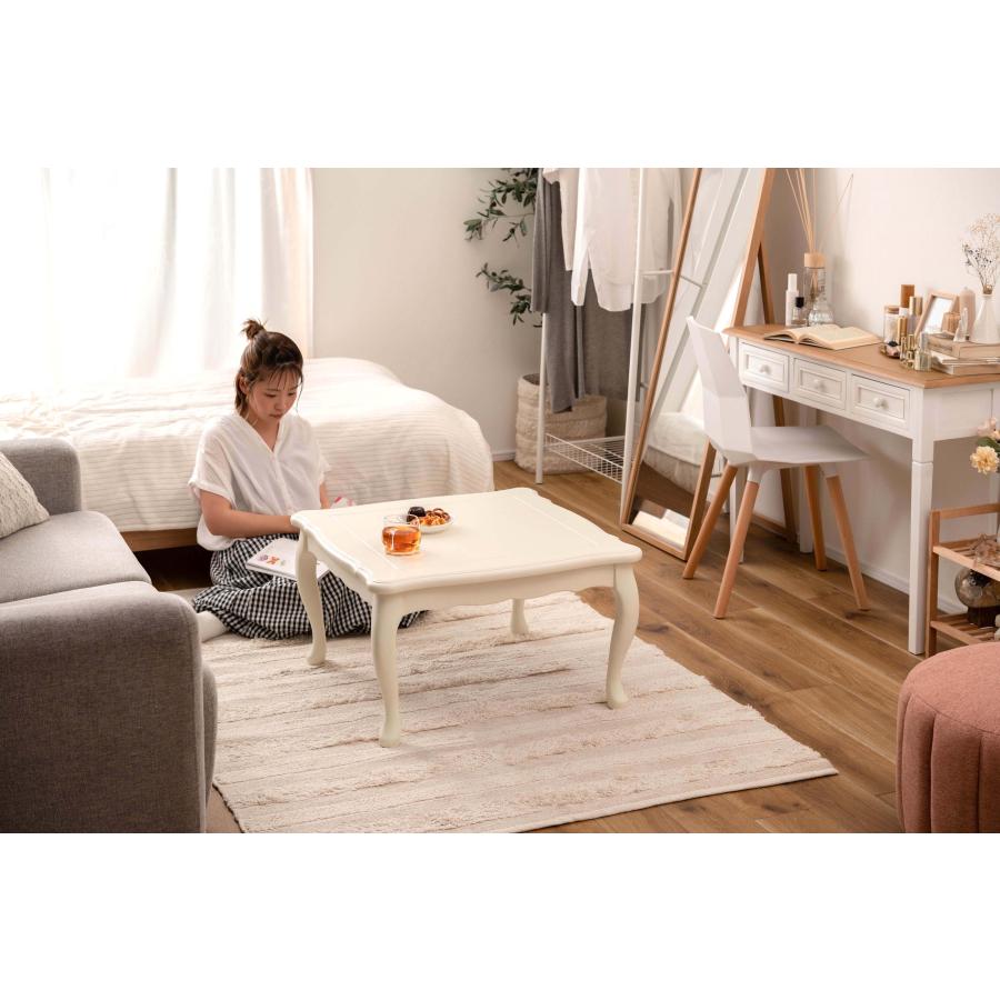 猫脚コタツ コタツテーブル こたつ センターテーブル 正方形 おしゃれ かわいい 推しこたつ 薄型ヒーター 石英管ヒーター 300W クラシカル 木製 オールシーズン |  | 10