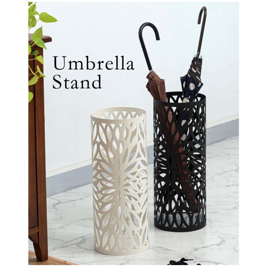 傘立て 倒れない スリム コンパクト 円形 収納 玄関 傘置き アンブレララック スタンド 受け皿 水受け おしゃれ モダン スチール リビング 長物収納 会社 店舗 |  | 03