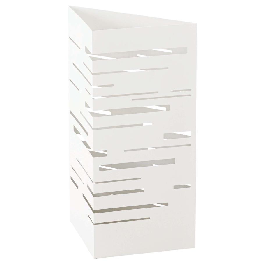 傘立て おしゃれ スリム コンパクト 三角 コーナー 省スペース スチール 約2kg 北欧 アンブレラスタンド 玄関収納 透かし モダン 受け皿 水受けトレー 取り外し |  | 02